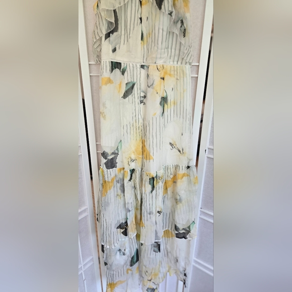 NWOT! Anthropologie Garden Party Floral White Dress - Picture 14 of 14